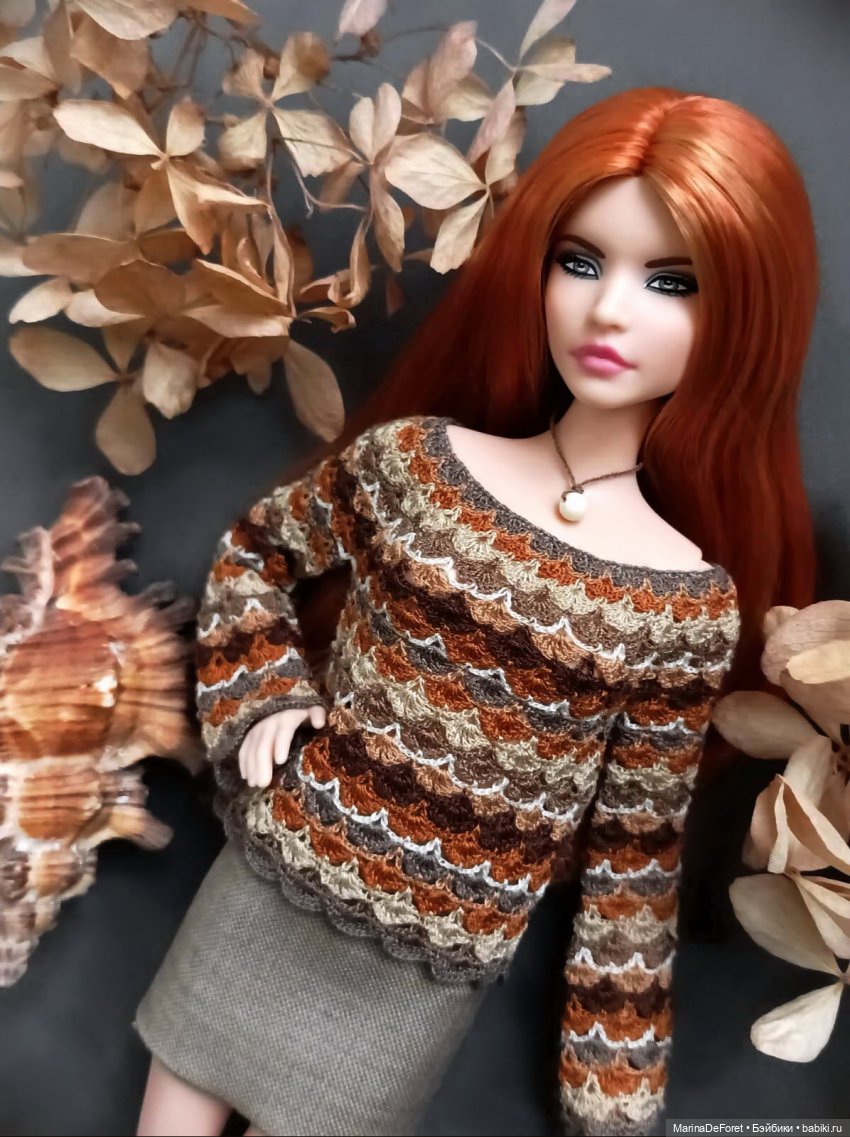 Вязаная одежда для кукол - часть двадцать вторая