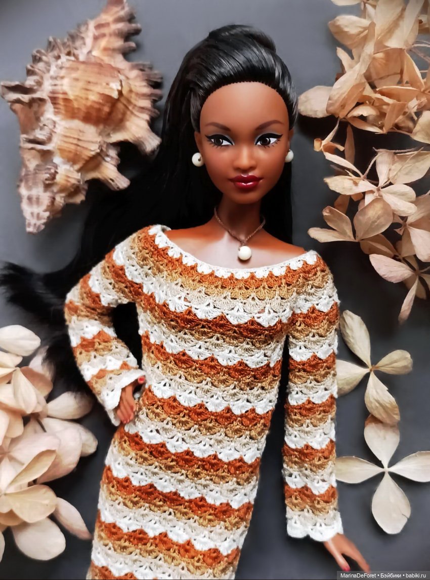 Вязаная одежда для кукол - часть двадцать вторая