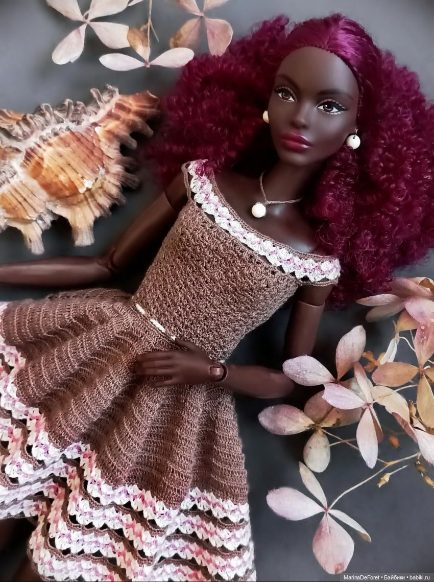 Вязаная одежда для кукол - часть двадцать четвёртая - выбор в пользу элегантности (фото 9)