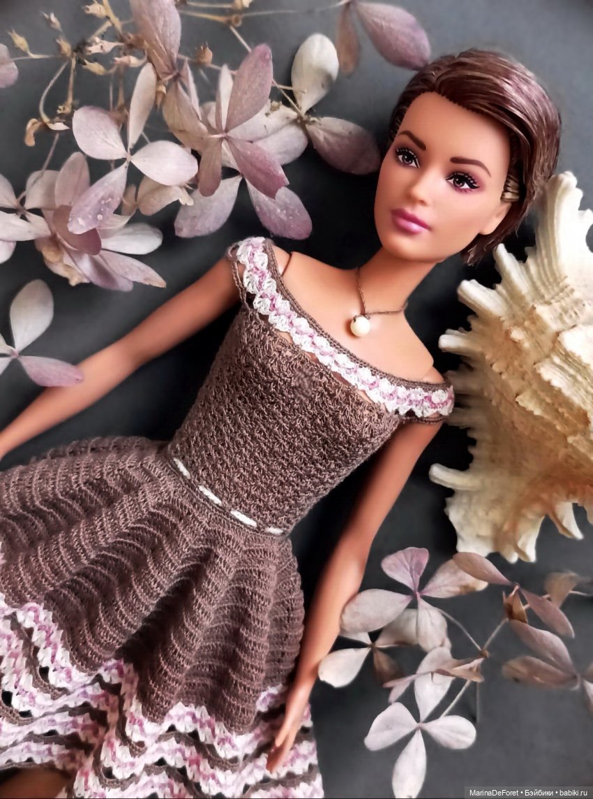 Вязаная одежда для кукол - часть двадцать четвёртая - выбор в пользу элегантности (фото 2)