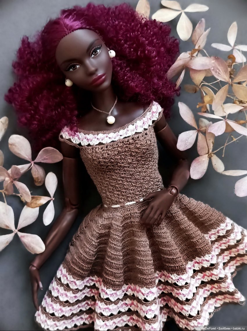 Вязаная одежда для кукол - часть двадцать четвёртая - выбор в пользу элегантности