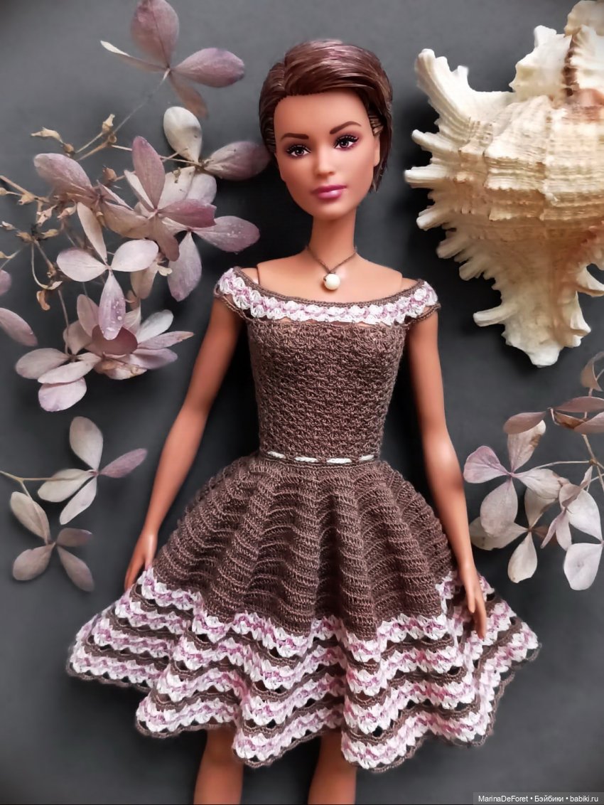 Вязаная одежда для кукол - часть двадцать четвёртая - выбор в пользу элегантности (фото 3)