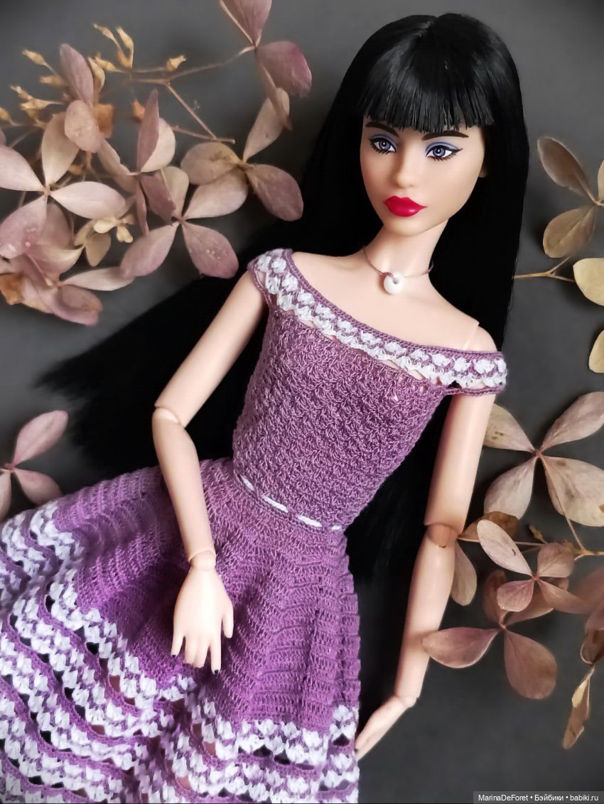 Вязаная одежда для кукол - часть двадцать четвёртая - выбор в пользу элегантности