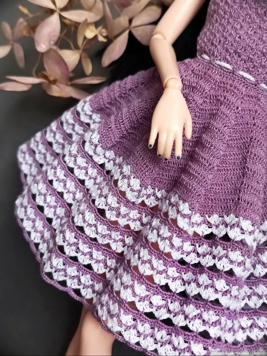 Вязаная одежда для кукол - часть двадцать четвёртая - выбор в пользу элегантности