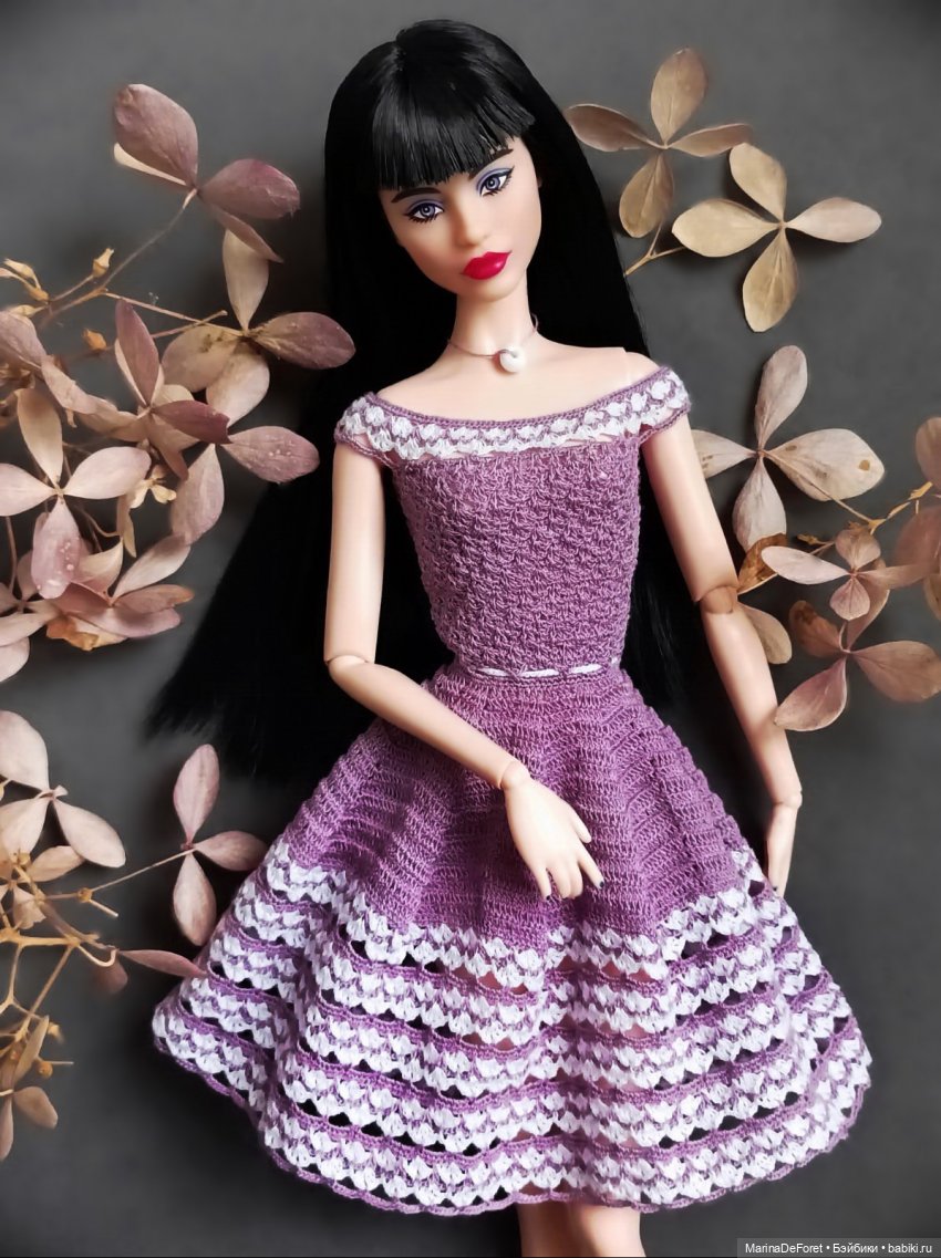 Вязаная одежда для кукол - часть двадцать четвёртая - выбор в пользу элегантности