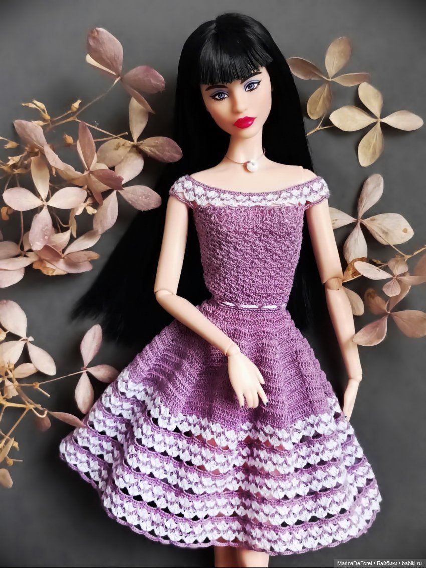 Вязаная одежда для кукол - часть двадцать четвёртая - выбор в пользу элегантности