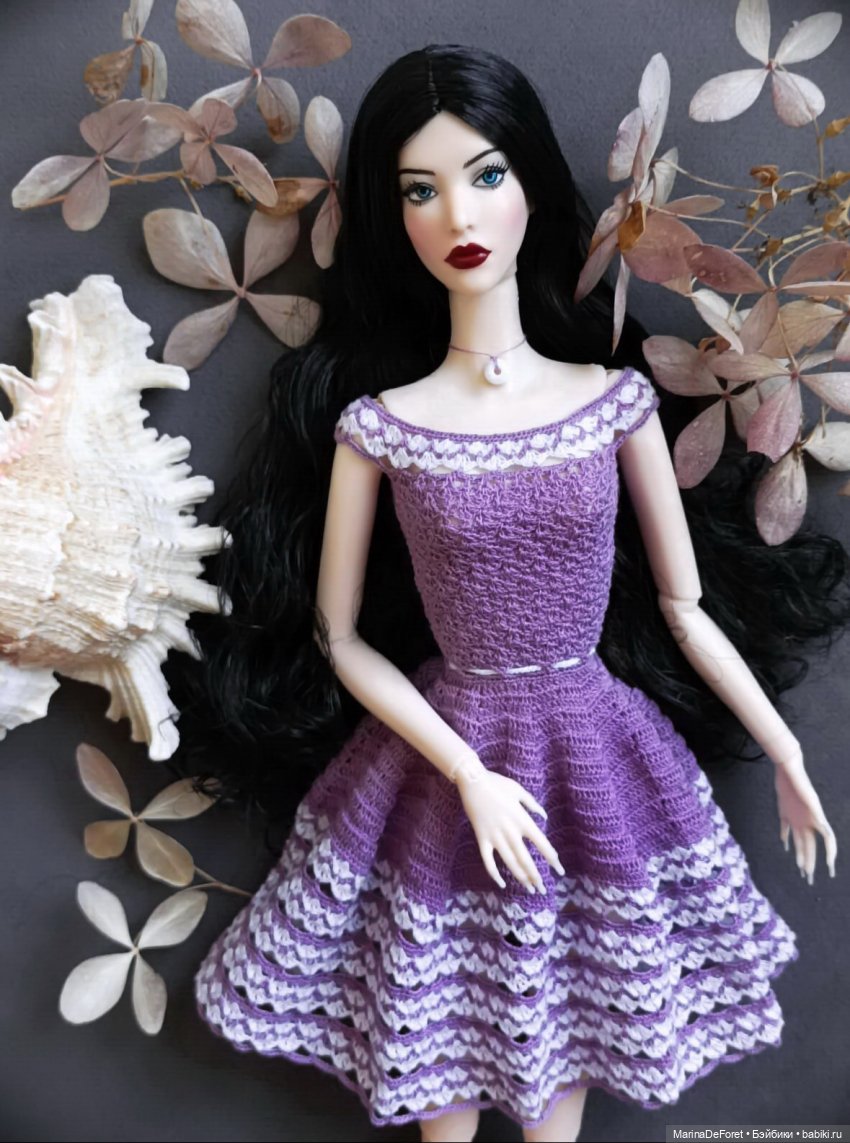 Вязаная одежда для кукол - часть двадцать четвёртая - выбор в пользу элегантности