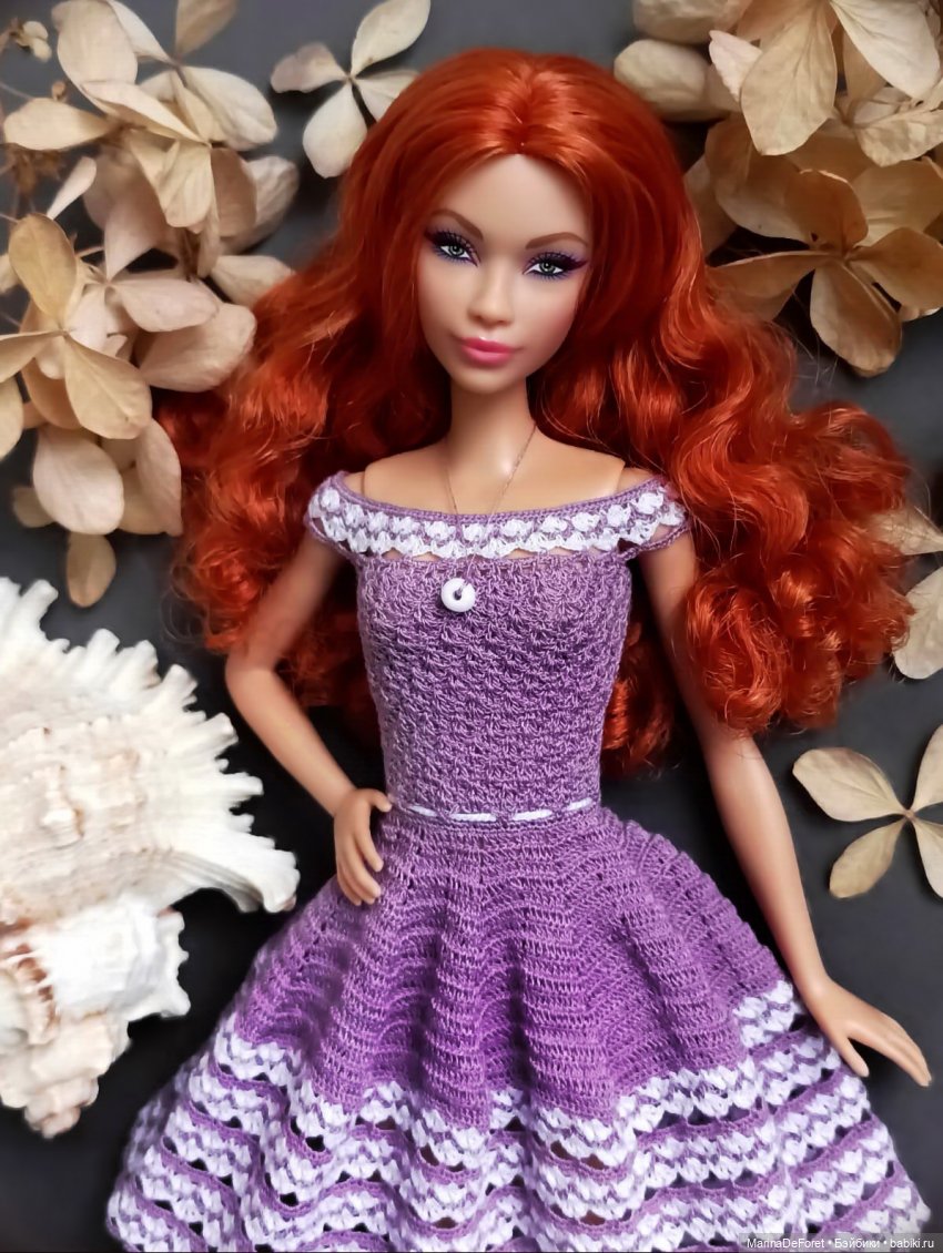 Вязаная одежда для кукол - часть двадцать четвёртая - выбор в пользу элегантности