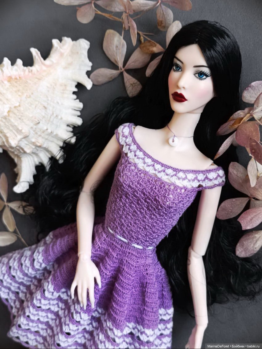 Вязаная одежда для кукол - часть двадцать четвёртая - выбор в пользу элегантности