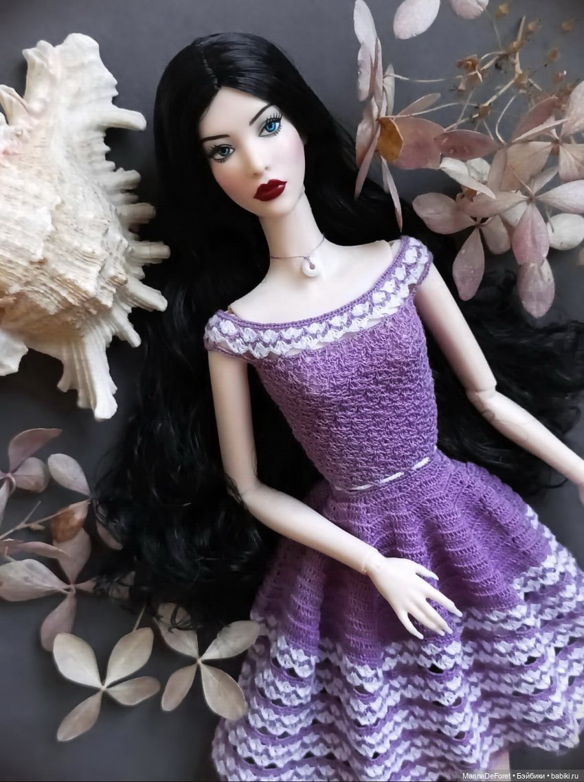 Вязаная одежда для кукол - часть двадцать четвёртая - выбор в пользу элегантности