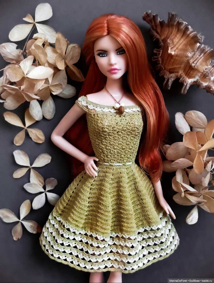 Вязаная одежда для кукол - часть двадцать четвёртая - выбор в пользу элегантности