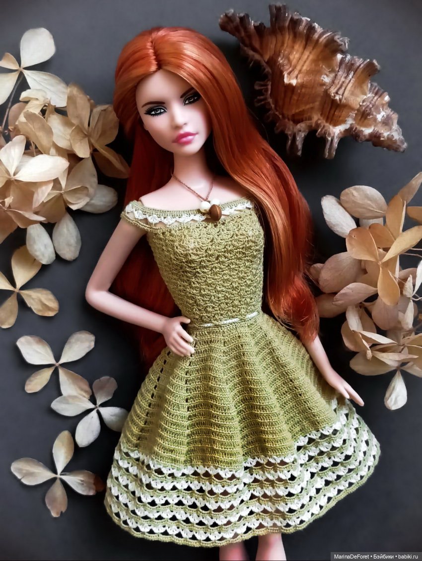 Вязаная одежда для кукол - часть двадцать четвёртая - выбор в пользу элегантности