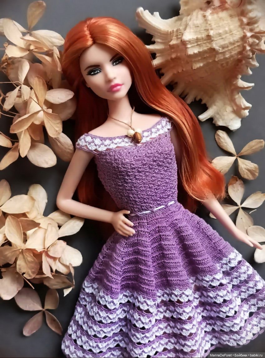 Вязаная одежда для кукол - часть двадцать четвёртая - выбор в пользу элегантности