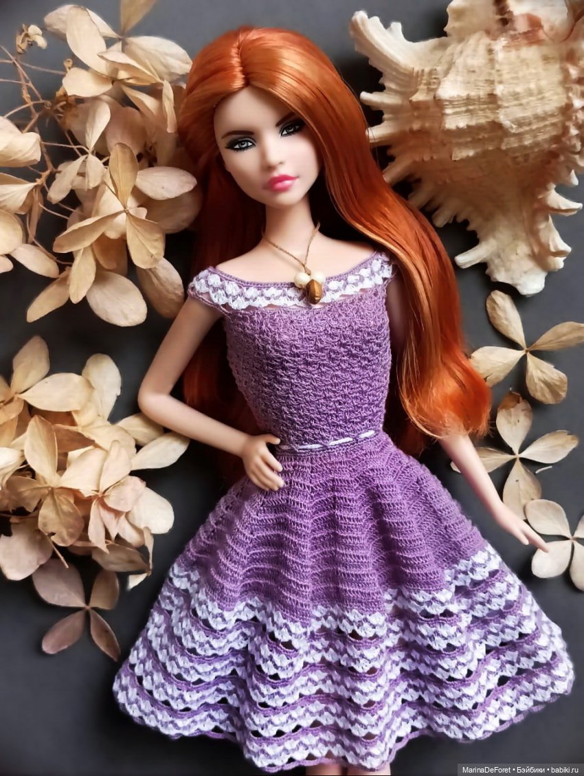 Вязаная одежда для кукол - часть двадцать четвёртая - выбор в пользу элегантности