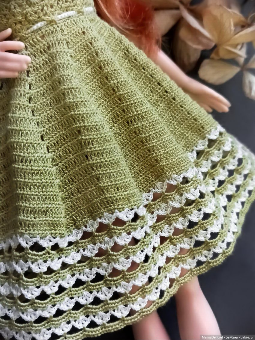 Вязаная одежда для кукол - часть двадцать четвёртая - выбор в пользу элегантности