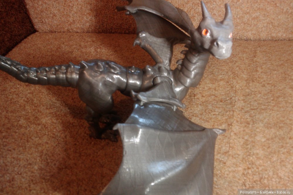 Дракон, пластик, 3д печать