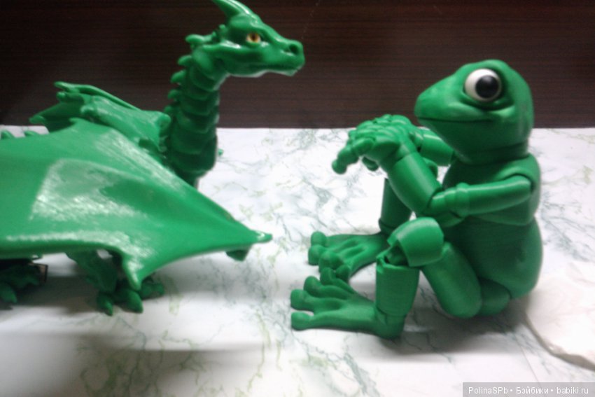 3 D печать: шарнирная лягушка БЖД "Фрогги", Froggy by loubie (фото 8)