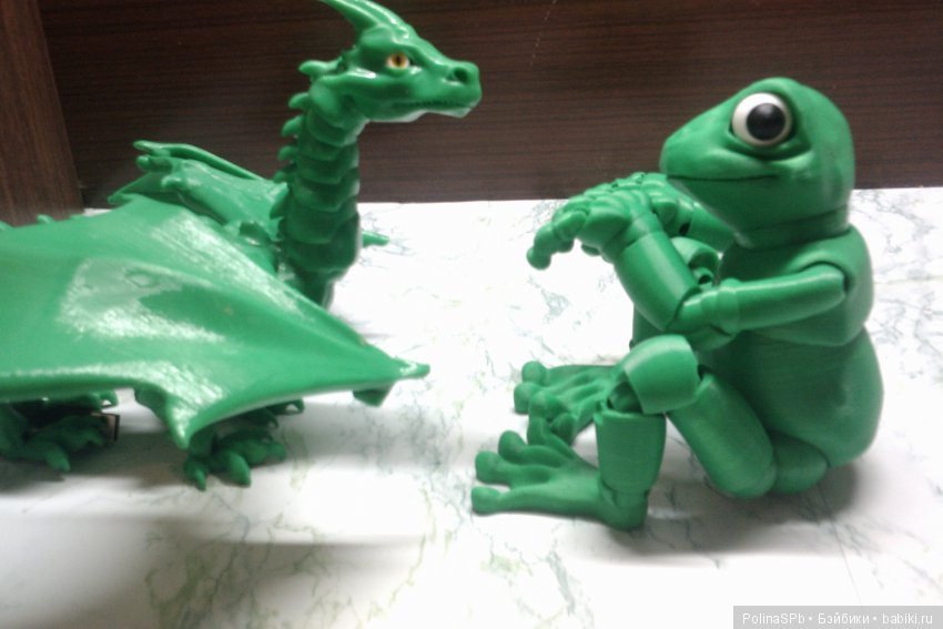 3 D печать: шарнирная лягушка БЖД "Фрогги", Froggy by loubie (фото 9)