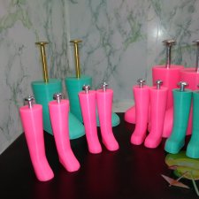 Обувные колодки для кукол: 3 д печать