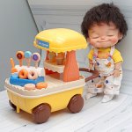 Тележка с мороженым для кукол Ob11