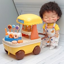 Тележка с мороженым для кукол Ob11