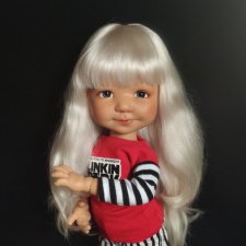 Красивый парик блонд для пельменей Meadow dolls за полцены