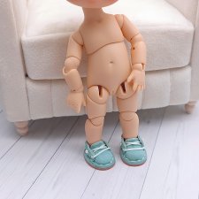 Замшевые полуботиночки для ob11 от Хохлома