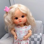 Парики размер 5-6  для Twinkles Meadow dolls, Юми Catabra и схожих кукол