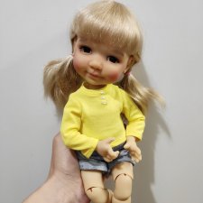 Красивый парик для Dumplings Meadow dolls от Александры Шпаковской