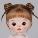 Парик Awen 9-10 с шишечками, косичками и заколками