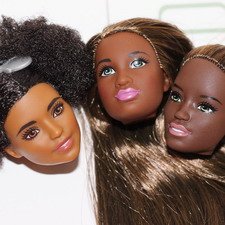 Лот голов 2 штуки барби АА