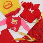 Красный лот на барби