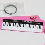 Гитара клавишная от джем (розовая)