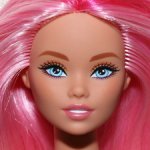 Русалка Одиль с розовыми волосами