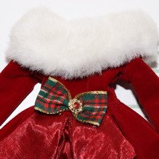 Рождественское платье на барби