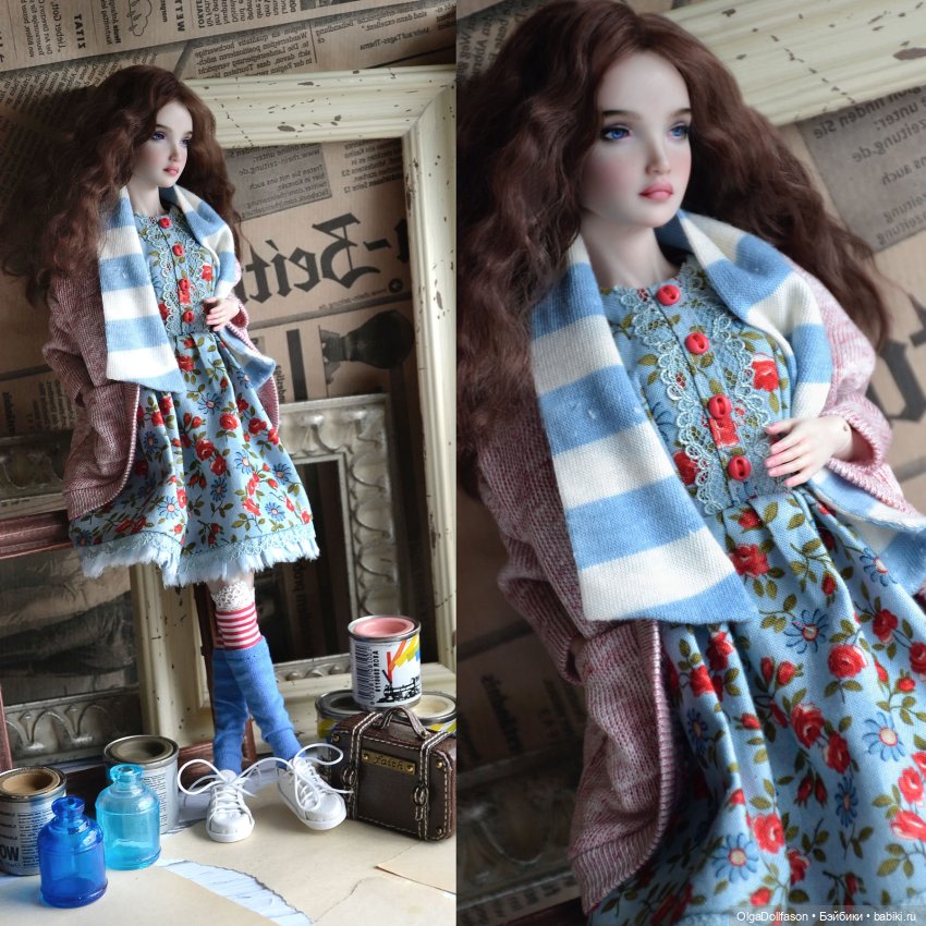 Голубой и красный. Еще наряды для Севланы (фото 9)