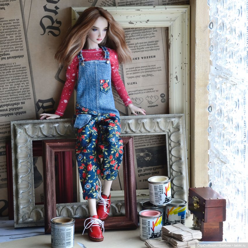 Голубой и красный. Еще наряды для Севланы (фото 7)