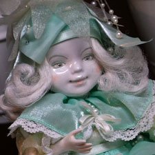 Фарфоровая кукла Лесной эльф, 2001 г Фарфоровая кукла Лесной эльф, 2001 г