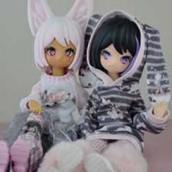 Зайцевое розовое - малышки в новых нарядах