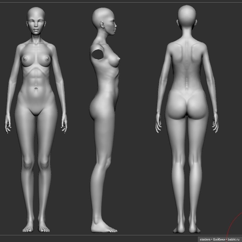 Набросок новой девочки — Рисование и арт: скетчи