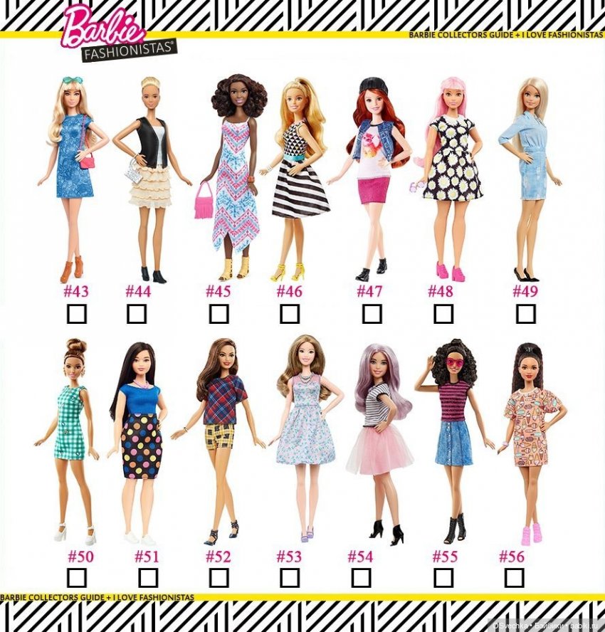 Barbie Fashionistas 1 154 Barbie 197372