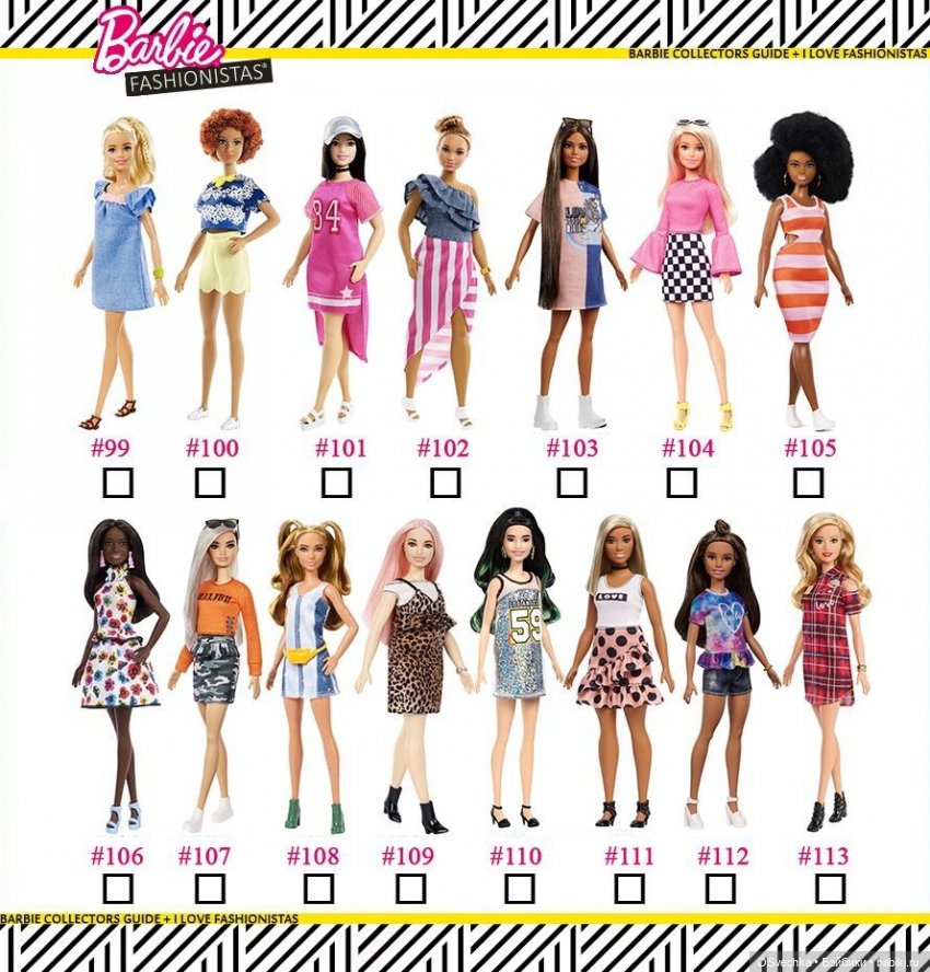 Barbie fashionistas all sale