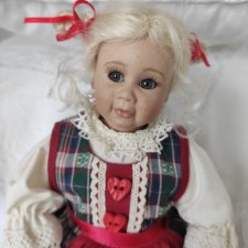 Очень редкая характерная кукла Christel Flörchinger
