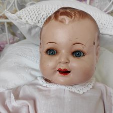 Огромный винтажный пупс