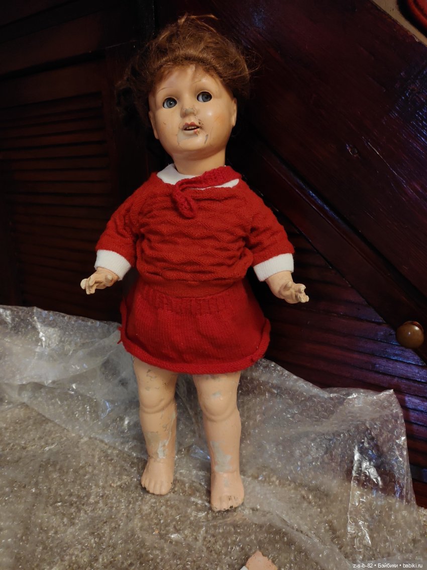 История одной куклы — Реставрация антикварных кукол: ремонт фарфора