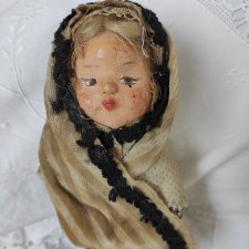 антикварная кукла из серии Christmas carols.