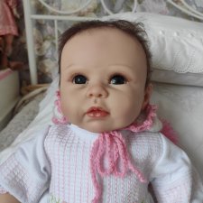 Ashton Drake нежная силикон-виниловая малышка OLIVIA Linda Murray