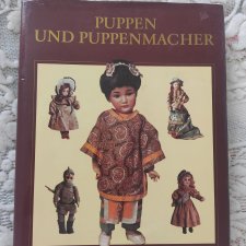Книга об антикварных куклах на немецком языке PUPPEN UND PUPPENMACHER, 1986