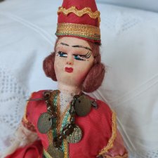 Красивая кукла из ткани