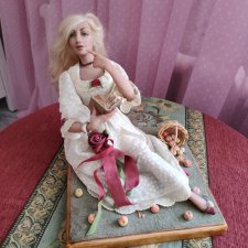 Авторская кукла на подиуме